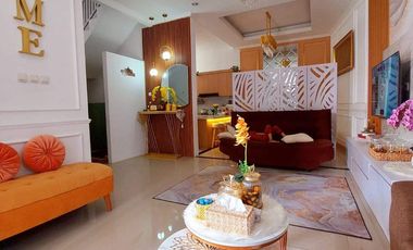 Rumah Cantik 2 lantai Murah Siap Huni semi Furnish dalam cluster di Pekayon Pasar rebo Jakarta Timur Nego