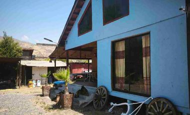 parcela 5100 m, casa 4d 2b batuco lampa