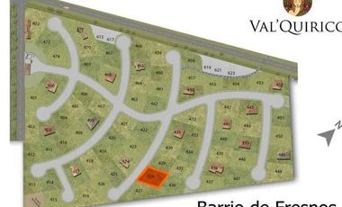 Venta de  Terreno Premium en Barrio Los Fresnos, Val’Quirico