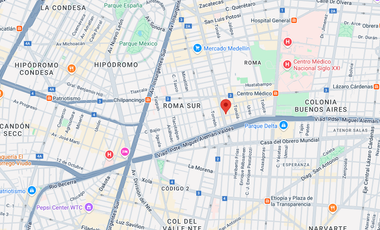 Departamento en Venta Roma Sur Cuauhtémoc CDMX