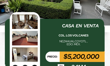 🏡 Venta de Casa – Los Volcanes, Nezahualcóyotl, Estado de México