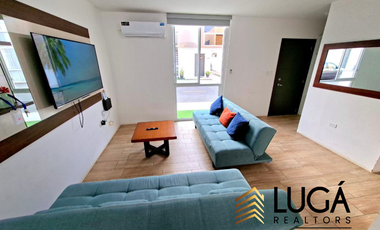 Casa amoblada en Renta, Urbanización privada frente al mar, vía Jaramijó, Manta, Ecuador