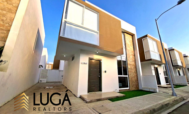 Casa amoblada en Renta, Urbanización privada frente al mar, vía Jaramijó, Manta, Ecuador