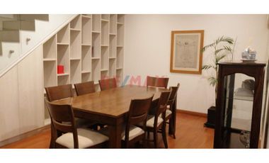 Alquilo Departamento Duplex Amoblado En Miraflores