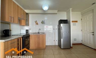 ARRIENDO DEPARTAMENTO AMOBLADO 2 DORMITORIOS CONDOMINIO PARQUE DEL VALLE