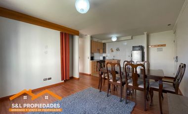 ARRIENDO DEPARTAMENTO AMOBLADO 2 DORMITORIOS CONDOMINIO PARQUE DEL VALLE