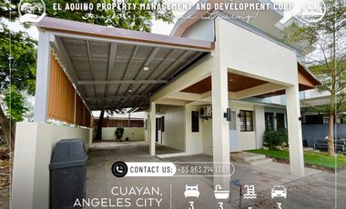 3-Bedroom + Maid’s Room, 3-Bathroom Fully-Furnished 2-Storey House for Rent – Cuayan, Angeles City, Pampanga