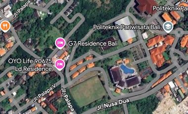 Dijual: Tanah Hunian Seluas 1,04 Hektar dengan Pemandangan Jalan Tol & Laut — Nusa Dua, Bali