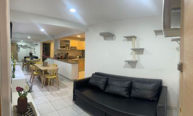 Se renta departamento completamente amueblado en Santa María La Ribera