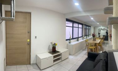 Se renta departamento completamente amueblado en Santa María La Ribera