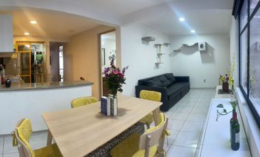 Se renta departamento completamente amueblado en Santa María La Ribera