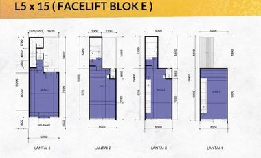 Ruko Ready JBD Foodtopia 4lt 5x15 75m JGC Jakarta Garden City Cakung
