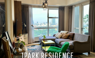 Apartemen 1Park Residence Tower C 2BR High Floor View Pool & City Fully Furnished