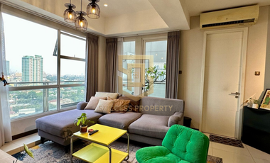 Apartemen 1Park Residence Tower C 2BR High Floor View Pool & City Fully Furnished