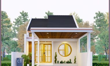 RUMAH MURAH 350 JUTAAN JOGJA BARAT DESAIN JAPANESE MODERN