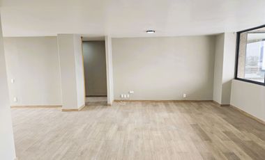 Departamento Renta Condesa, reestrene, vista Panorámica, 2 recamaras mas estudio abierto