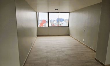 Departamento Renta Condesa, reestrene, vista Panorámica, 2 recamaras mas estudio abierto