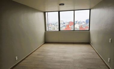Departamento Renta Condesa, reestrene, vista Panorámica, 2 recamaras mas estudio abierto