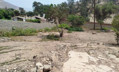 VENTA DE TERRENO EN CHOSICA