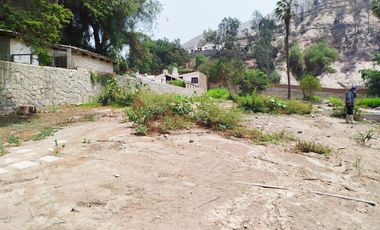 VENTA DE TERRENO EN CHOSICA