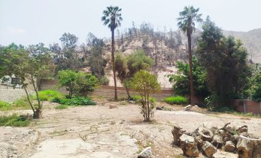 VENTA DE TERRENO EN CHOSICA