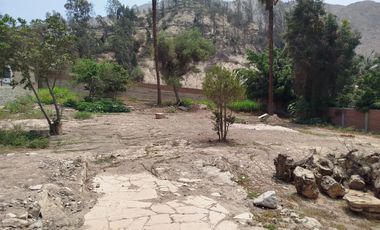 VENTA DE TERRENO EN CHOSICA