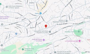 VENTA DE GRANDE CASA EN COL. BUENAVISTA, PUEBLO NUEVO BAJO, MAGDALENA CONTRERAS, CDMX, SOLO RECURSOS PROPIOS.