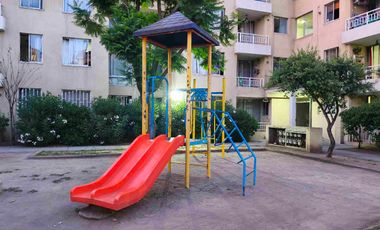 Departamento  pasos del Metro Lo Cruzat en Quilicura, Condominio San Ignacio. Oferta!Sin Comisión