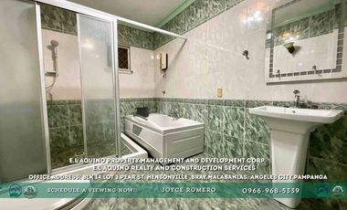 6 Bedrooms Bungalow House For Sale/Rent  Located in a secured subdivision in Barangay Cutcut,Angeles City,Pampanga