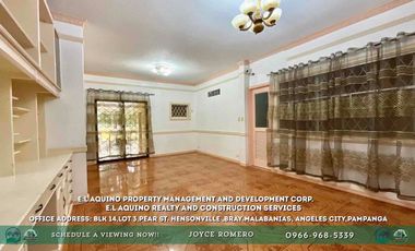 6 Bedrooms Bungalow House For Sale/Rent  Located in a secured subdivision in Barangay Cutcut,Angeles City,Pampanga