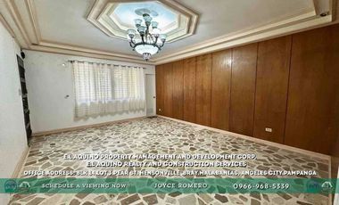 6 Bedrooms Bungalow House For Sale/Rent  Located in a secured subdivision in Barangay Cutcut,Angeles City,Pampanga