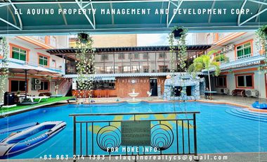34-Unit Fully Furnished Hotel for Rent in Malabanias - Pool, Spa, Gym, Restobar