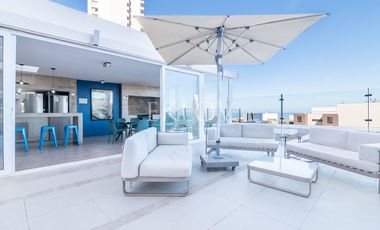 Departamento De Lujo Con Vista Al Mar En Costa De Montemar