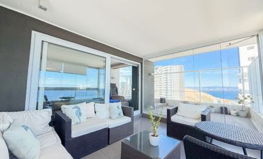 Departamento De Lujo Con Vista Al Mar En Costa De Montemar
