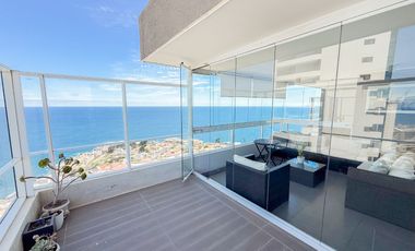 Departamento De Lujo Con Vista Al Mar En Costa De Montemar