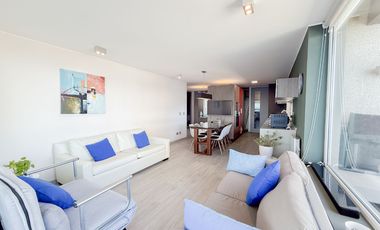 Departamento De Lujo Con Vista Al Mar En Costa De Montemar