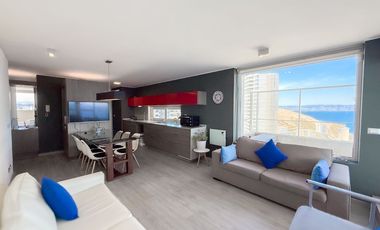 Departamento De Lujo Con Vista Al Mar En Costa De Montemar