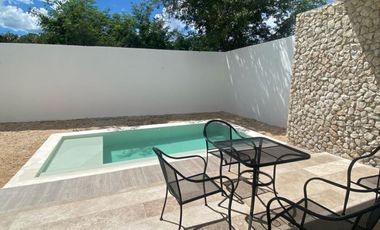 Casa en venta con alberca y 4 recámaras en Dzitya, Mérida