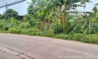 Jual tanah jalan besar serpong ciater