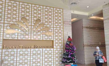 Apartemen lucky tower Residence pancoran Jakarta Barat gandeng furnish 4 kamar luas  lepas cepat harga nego