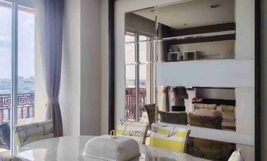 Apartemen lucky tower Residence pancoran Jakarta Barat gandeng furnish 4 kamar luas  lepas cepat harga nego