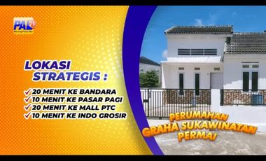 RUMAH MINIMALIS DI GRAHA SUKAWINATAN PERMAI DI PUSAT KOTA PALEMBANG
