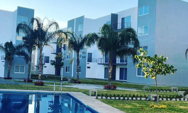 Departamento con posesión en Residencial el Campanario, Yecapixtla, Morelos. CP. 62820