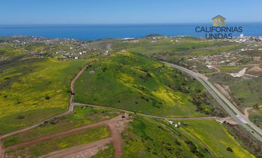 TERRENOS CON VISTA AL MAR  POPOTLA ROSARITO B.C.