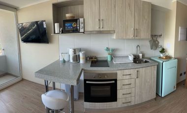 Se arrienda Departamento Estudio Amoblado en Chillán, Confort y Ubicación central a 2 cuadras de la plaza de armas de Chillán