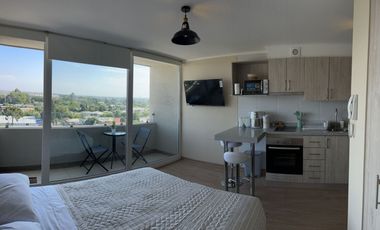 Se arrienda Departamento Estudio Amoblado en Chillán, Confort y Ubicación central a 2 cuadras de la plaza de armas de Chillán