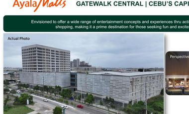 PREMIUM COMMERCIAL LOT FOR SALE - Gatewalk Central - Mandaue City, Cebu, Philippines