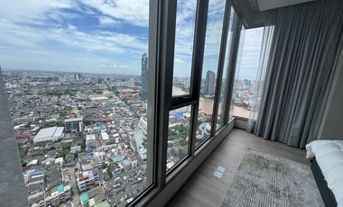 40th Floor • Prime Location • Stunning River View • Luxury Built-ins! For Sale: Rhythm Charoenkrung Pavillion Condominium ! 229.04 sq.m