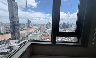 40th Floor • Prime Location • Stunning River View • Luxury Built-ins! For Sale: Rhythm Charoenkrung Pavillion Condominium ! 229.04 sq.m