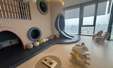 40th Floor • Prime Location • Stunning River View • Luxury Built-ins! For Sale: Rhythm Charoenkrung Pavillion Condominium ! 229.04 sq.m